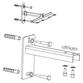 Meier Tobler Wandhalterung WHM-2 V 2-4 GruppenDN 40