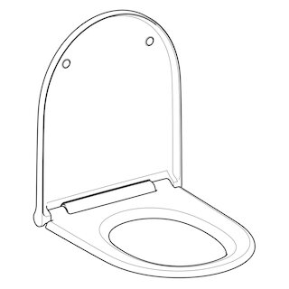 Geberit ONE WC-Sitz weiss
