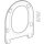 Geberit ONE WC-Sitz mit Puffern