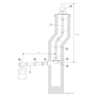 Almeva LIL/FLEX Standard-Bausatz AS-U-KF-1A NW 60 / 100