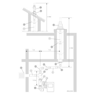 Almeva LIL/STARR Standard-Bausatz AS-U-S-6 NW 60 / 100 Flachdach