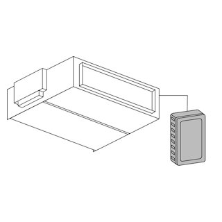 Mitsubishi Electric Ext. Temperaturfühler, Aufputzmontage PAC-SE41TS-E