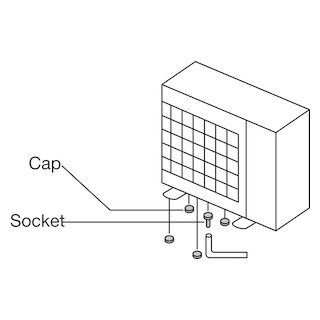 Mitsubishi Electric Kondensatablaufstopfen zu Aussengerät PAC-SJ08DS-E