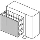 Mitsubishi Electric Windschutzblende zu Aussengerät...