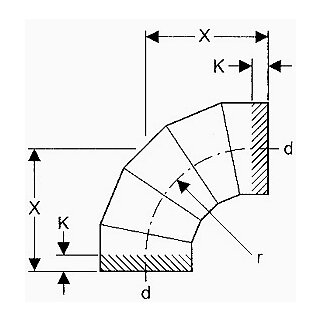 valsir Segmentbogen 90° PE 200mm