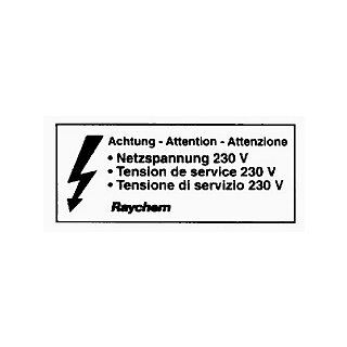 Raychem Aufkleber LAB-ETL-CH