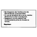 Raychem Hinweisaufkleber LAB-38