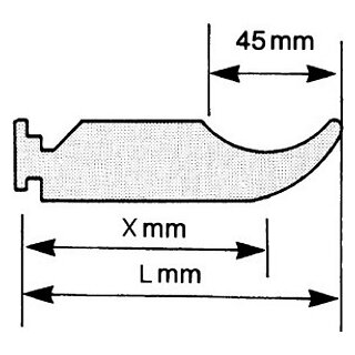 Träger für Radiatoren 70-45-97