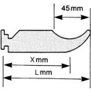 Träger für Radiatoren 70-45-97