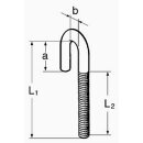 Sikla Gewindehaken M8x75