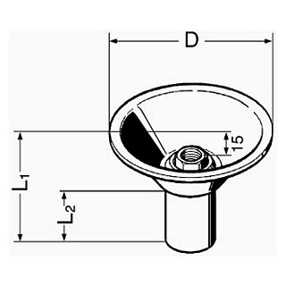 Sikla Stützelement SMD 1-1/2"