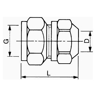 TA 358 Nippel mit Innengewinde M22x3/8"