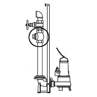 Grundfos Kugelrückschlagklappe R11/2"