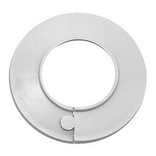 Abdeckrosetten Kunststoff 3/8" weiss