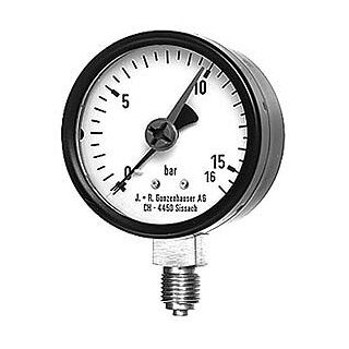 JRG Manometer Anschluss unten 1/4"/8108