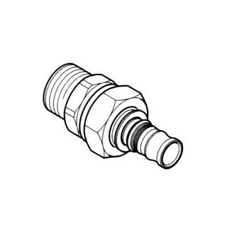 Mepla Übergang lösbar mit AG 16-1/2"