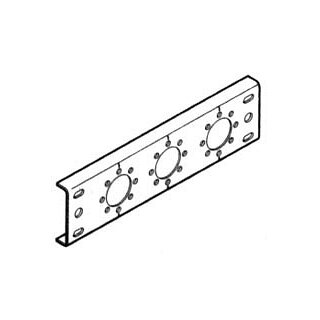 Montageplatte kurz,zweif. 7,65oder15,3cm