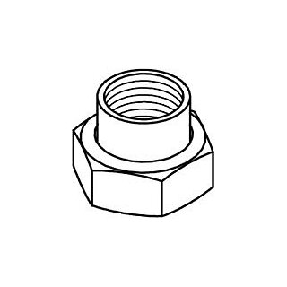 Pumpenverschraubung verzinkt 1"x11/2"