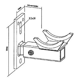 SK-Konsole 100/2-4V verzinkt