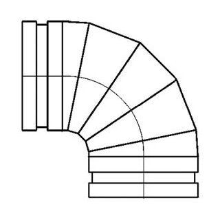 Segment Bogen 90° 250mm