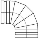 Segment Bogen 90° 250mm