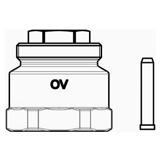 Ovent. Adap. mit Spindel für "Cocon QTZ"