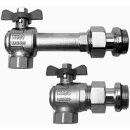 Anschluss-Set vertikal 3/4" Eckkugelhahn