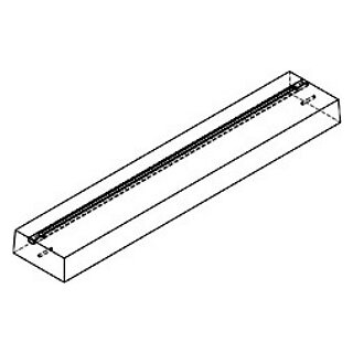 Betonsockel mit Befestigungsschiene