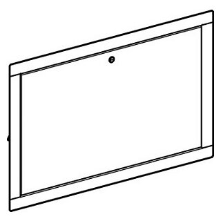 PushFit Türe zu Verteilerschrank, 600mm