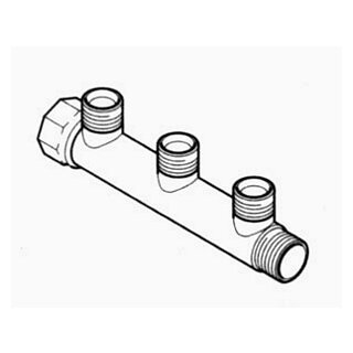 Mepla Verteiler 3-fach 3/4"-3/4"