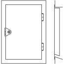 Revisionstüre doppelt zerzinkt 200x300