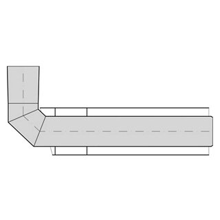 Adapter 82 V4A - 79 Kunstoff 272mm