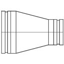 Reduktion zentriert 100x80mm