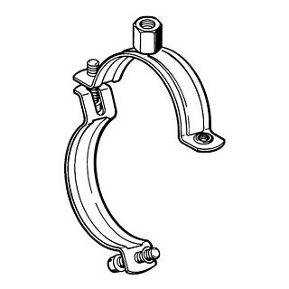 Sikla Schraubrohrschelle 2G o.Einl.3/8"