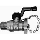 Kugelkesselhahn mit Knebelgriff AG 1/2"