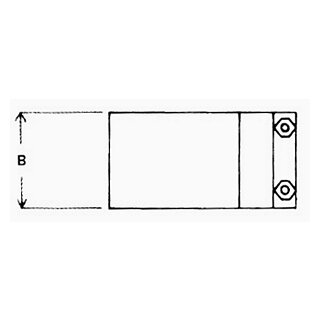 Kesselbride mit Einlage V4A 103mm