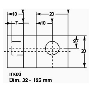 Tubi-Block 56mm maxi