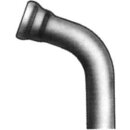 Loro-X Bogen 70° einseitig. Muffe DN 50