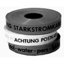 Warnband blau 40mm ACHTUNG WASSERLEITUNG