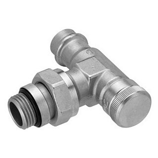 Danfoss Pressfit RLV Eckventil 15mm-1/2"