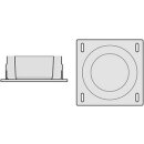 Bodenplatte mit Wasserring V4A 103mm