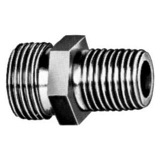 Doppelnippel 3/8x1/8" Messing