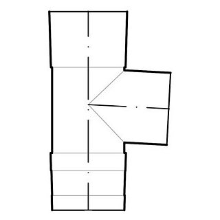 Abzweiger 87° V4A 82mm EW