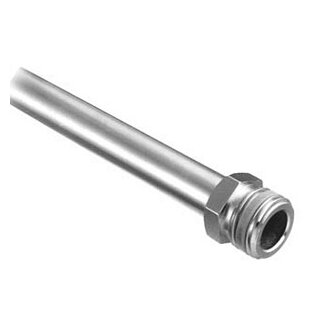 Sanipex Anschlussrohr vernickelt 15-1/2"
