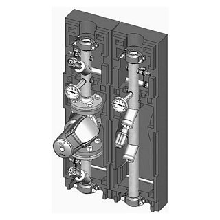 Pumpengr. FL-UK DN 40 m. Wil. S. 40/1-8