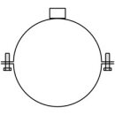 Rohrschelle verzinkt 1/2 103mm