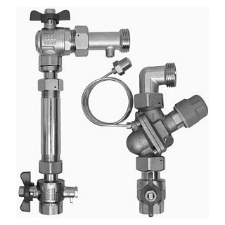 Anschluss-Set WMZ vertikal DN20 AB-PM