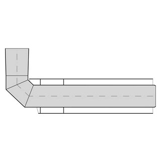 Adapter 103 V4A - 109 Kunstoff 522mm