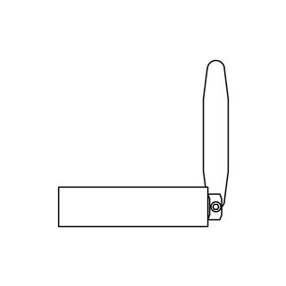 Ablasschlaufe V4A 128mm