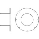 Befestigungsplatte Abzweiger 153mm DW